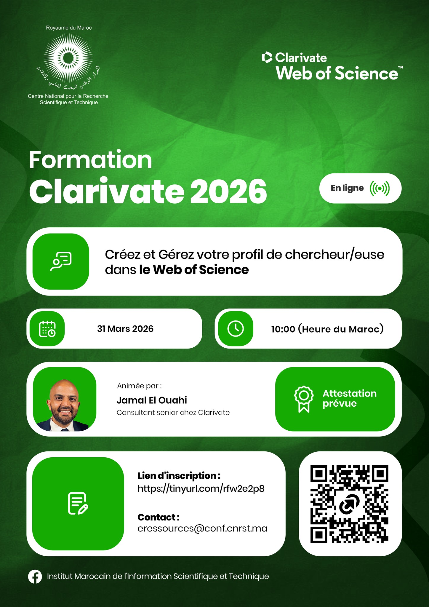 Créez et Gérez votre profil de chercheur_euse dans le Web of Science