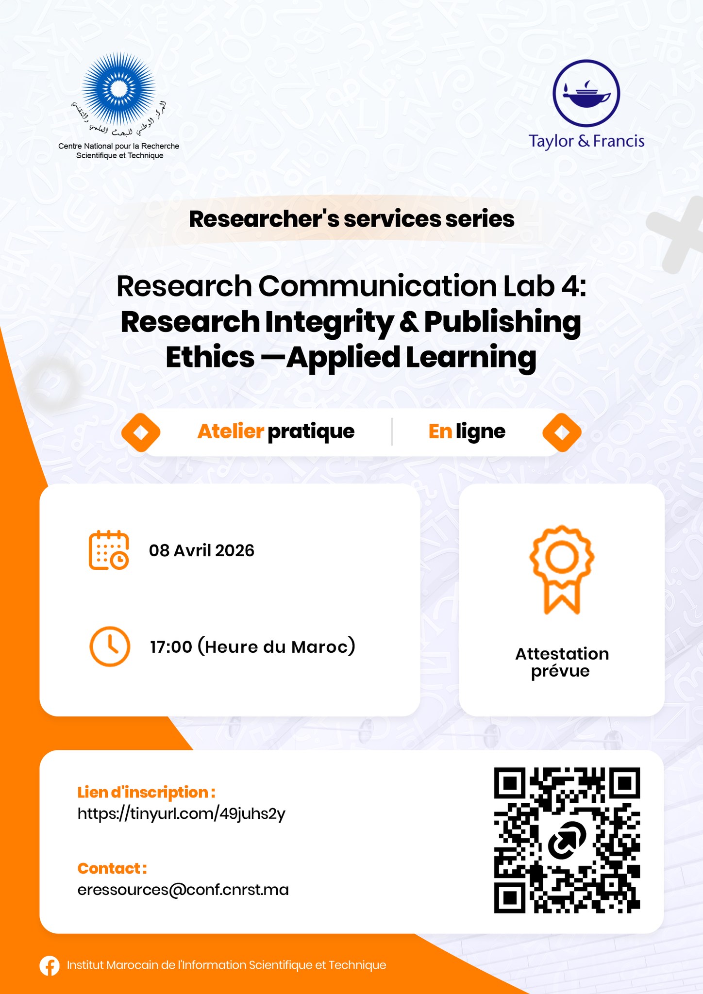 Research Integrity & Publishing Ethics Applied learning