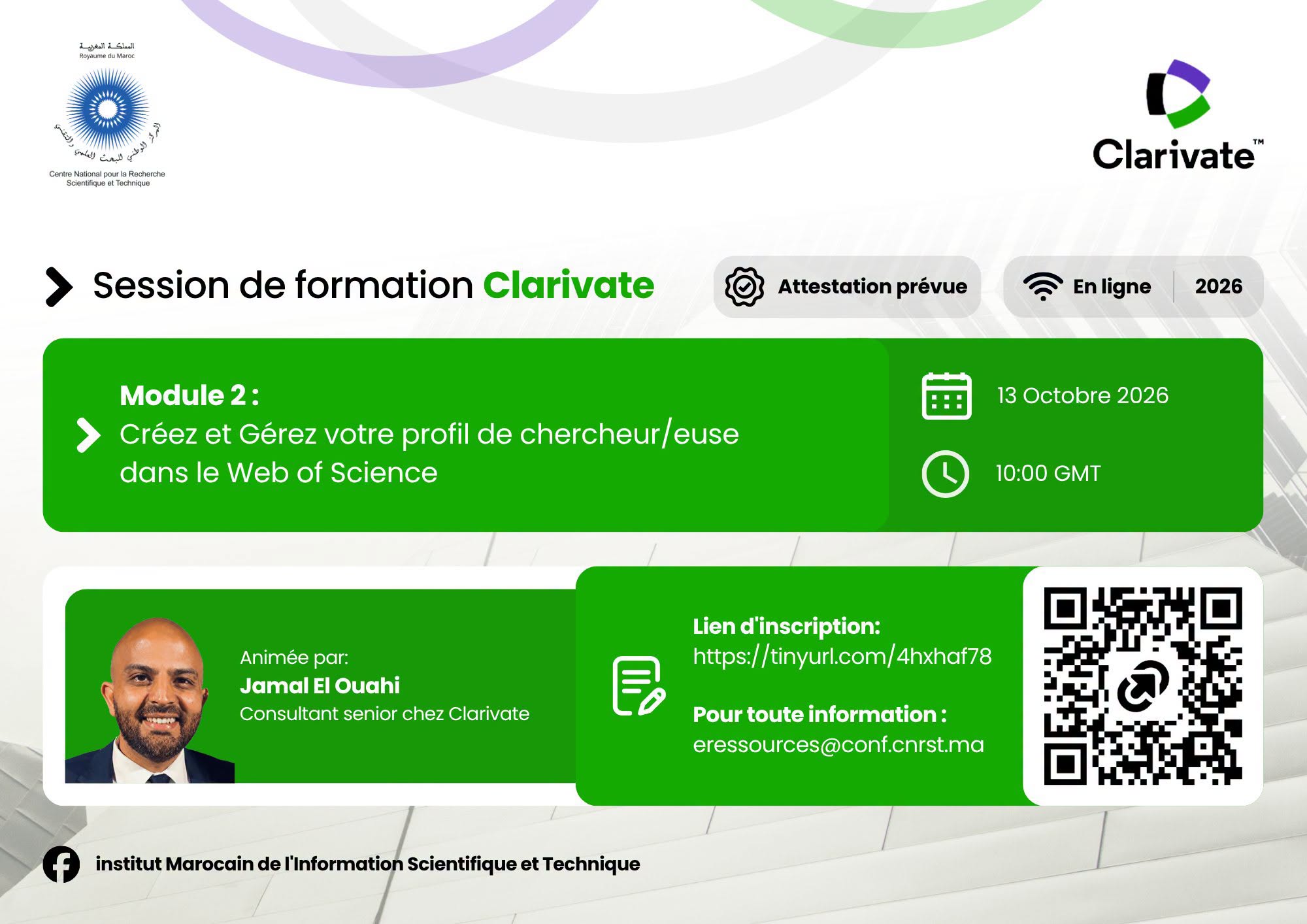 Créez et Gérez votre profil de chercheur dans le Web of Science