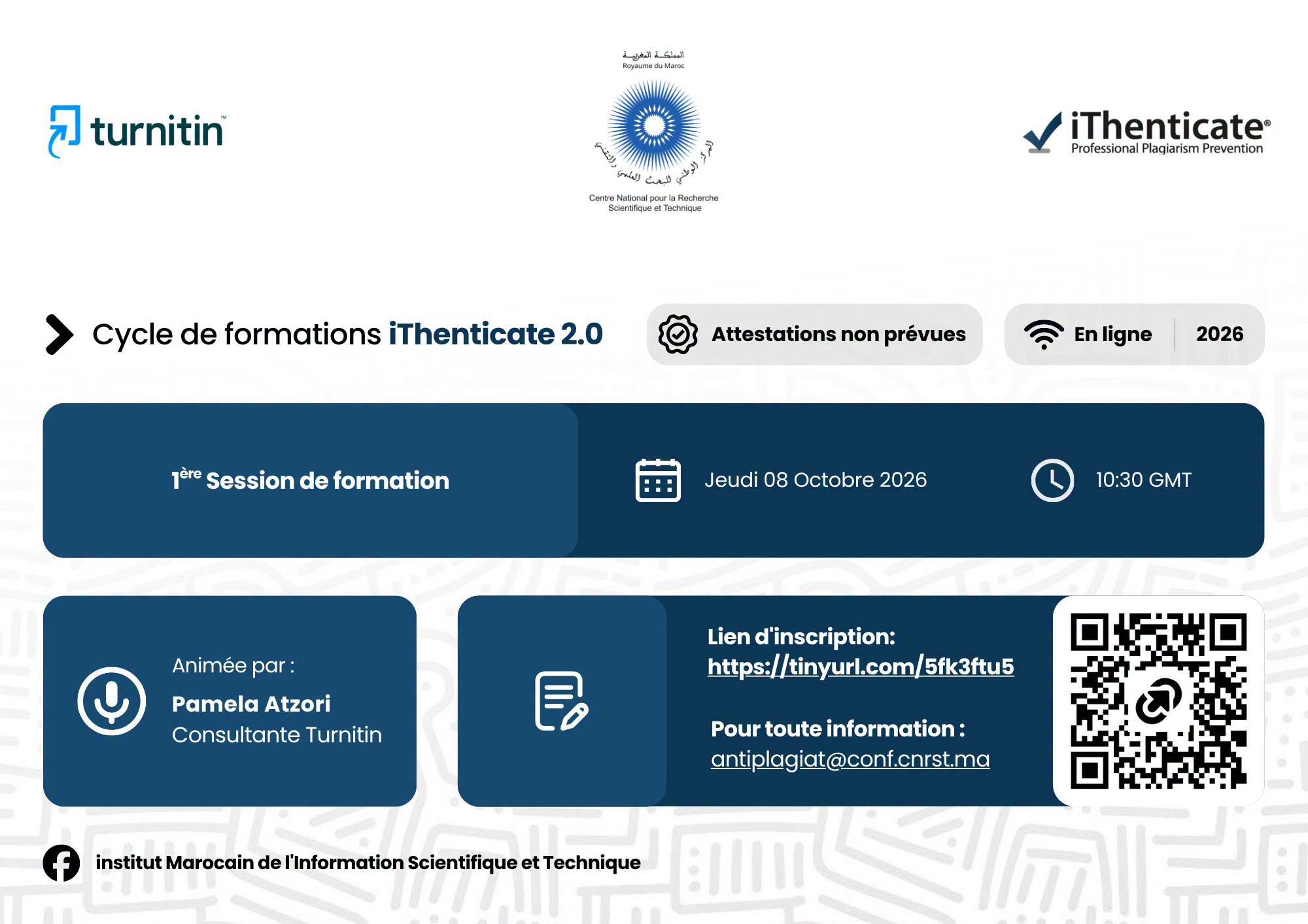 Utilisation de la solution antiplagiat iThenticate 2.0